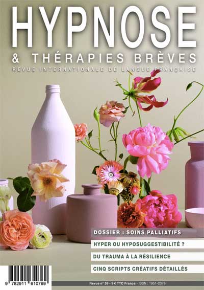 Pour Commander la Revue Hypnose & Thérapies brèves n°59 Pour Commander la Revue Hypnose & Thérapies brèves n°59